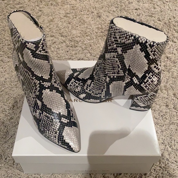 Marc Fisher snakeskin booties - Picture 3 of 3